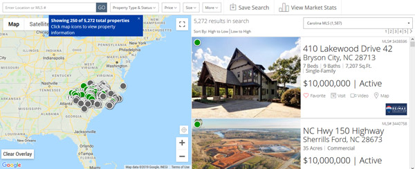 Property Search screenshot